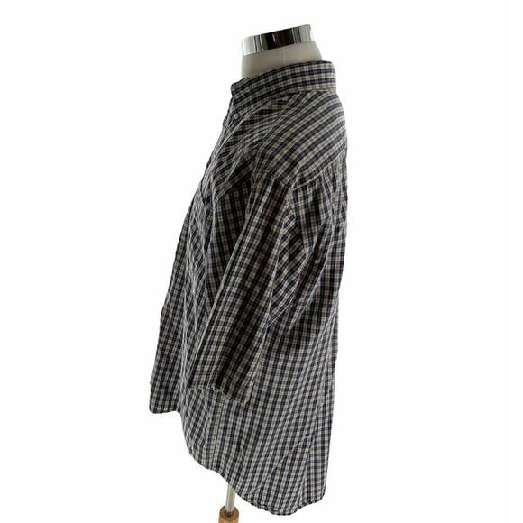 GAP Shirt Mens Size Extra Large Short Sleeves Button Down Multicolor Plaid Top - Picture 2 of 8